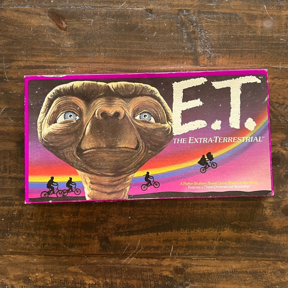 Vintage Parker Brothers E.T. Extra-Terrestrial Board Game 1982. New